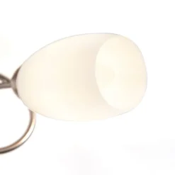 Klassieke plafondlamp staal 3-lichts - Fortress