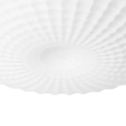 Klassieke plafondlamp zwart met opaal glas 30 cm IP44 - Nohmi