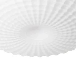 Klassieke plafondlamp zwart met opaal glas 23 cm IP44 - Nohmi