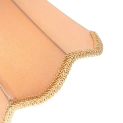 Klassieke plafondlamp zwart met lampenkap goud 3-lichts - Nona