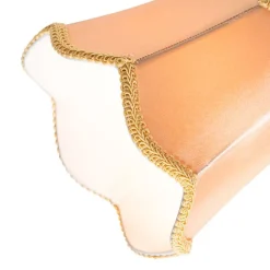 Klassieke plafondlamp zwart met lampenkap goud 3-lichts - Nona