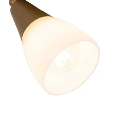 Klassieke plafondspot goud met mat glas - Madi