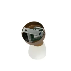 Klassieke plafondspot goud met mat glas - Madi