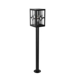 Klassieke staande buitenlamp zwart 100 cm IP44 - Dover