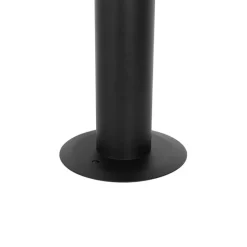 Klassieke staande buitenlamp zwart 100 cm IP44 - Dover