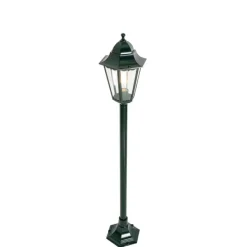 Klassieke staande buitenlamp donker groen 125 cm IP44 - New Orleans