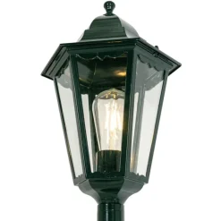 Klassieke staande buitenlamp donker groen 170 cm IP44 - New Orleans
