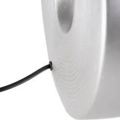 Klassieke tafellamp grijs met staal - Ollo