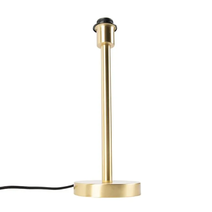 Klassieke tafellamp messing zonder kap - Simplo