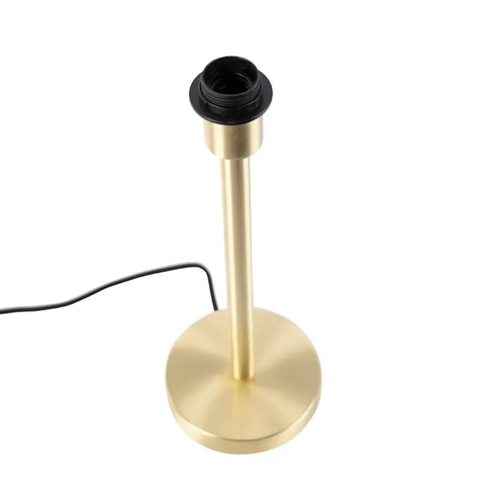 Klassieke tafellamp messing zonder kap - Simplo