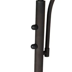 Klassieke vloerlamp bruin met leeslamp - Dallas