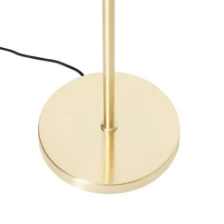 Klassieke vloerlamp goud met glas 5-lichts - Elien