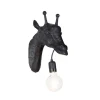 Klassieke wandlamp zwart - Animal Giraf
