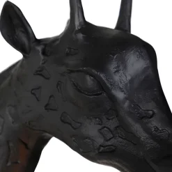 Klassieke wandlamp zwart - Animal Giraf