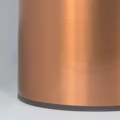 Kunststof lampenkap koper rond 20/20/15