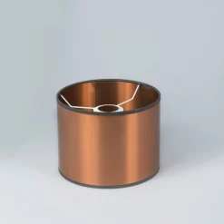 Kunststof lampenkap koper rond 20/20/15