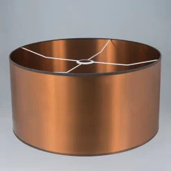 Kunststof lampenkap koper rond 50/50/25