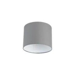 Lampenkap grijs 18/18/14 met witte binnenkant