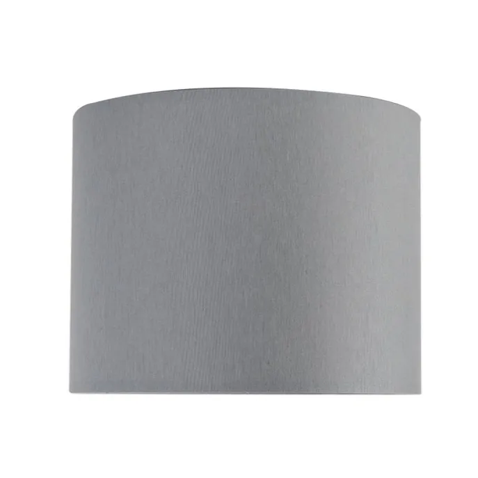 Lampenkap grijs 18/18/14 met witte binnenkant
