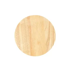 Landelijk wandlamp hout rond kantelbaar - Pulley