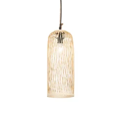 Landelijke buiten hanglamp rotan 25 cm - Calamus