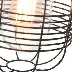 Landelijke buiten hanglamp zwart IP44 - Guardado