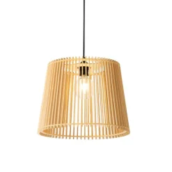 Landelijke buiten hanglamp hout IP44 - Jayla