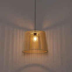 Landelijke buiten hanglamp hout IP44 - Jayla