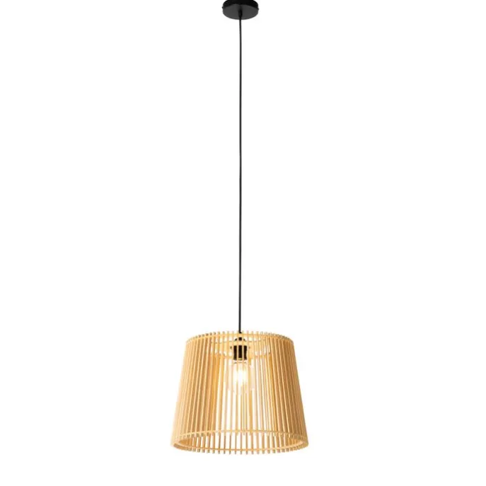 Landelijke buiten hanglamp hout IP44 - Jayla