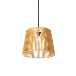 Landelijke buiten hanglamp hout IP44 - Jayla