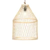 Landelijke buiten hanglamp rotan 40x55 cm - Calamus