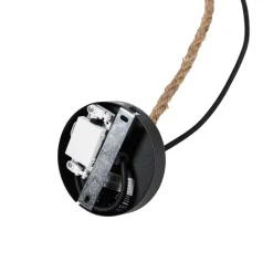 Landelijke buiten hanglamp rotan 40x55 cm - Calamus