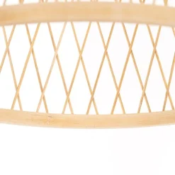 Landelijke buiten hanglamp rotan 40x55 cm - Calamus