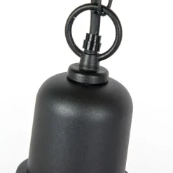 Landelijke buiten hanglamp zwart - Moreno