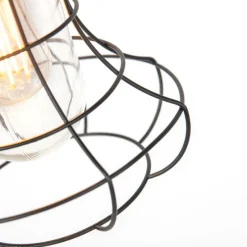 Landelijke buiten hanglamp zwart - Moreno