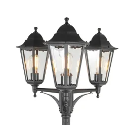 Landelijke buiten lantaarn zwart IP44 - New Orleans