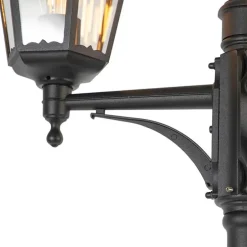 Landelijke buiten lantaarn zwart IP44 - New Orleans