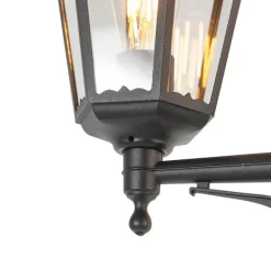 Landelijke buiten lantaarn zwart IP44 - New Orleans