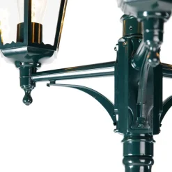 Landelijke buiten lantaarn donker groen 3-lichts IP44 - New Orleans