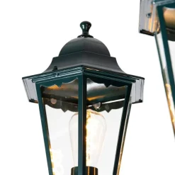 Landelijke buiten lantaarn donker groen 3-lichts IP44 - New Orleans
