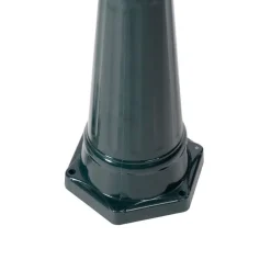 Landelijke buiten lantaarn donker groen 3-lichts IP44 - New Orleans