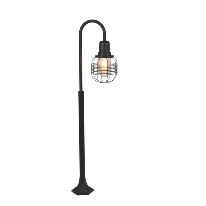 Landelijke buitenlamp zwart IP44 - Guardado