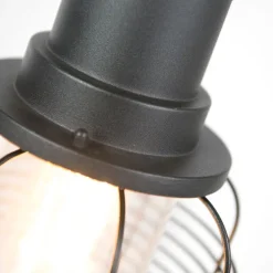 Landelijke buitenlamp zwart IP44 - Guardado