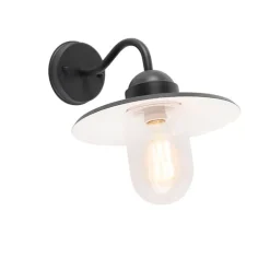 Landelijke buitenwandlamp donkergrijs IP44 - Kansas