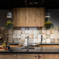 Landelijke hanglamp beton rond - Fauna A