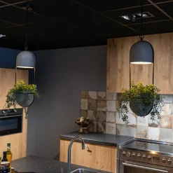 Landelijke hanglamp beton rond - Fauna A