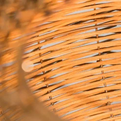 Landelijke hanglamp bruin rotan - Hatch 45