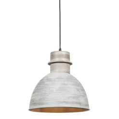 Landelijke hanglamp grijs - Dory