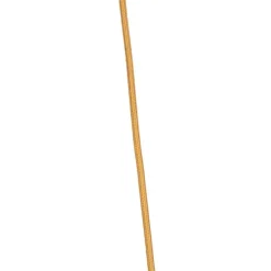 Landelijke hanglamp groen velours met rotan 60cm - Frills Can