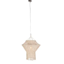 Landelijke hanglamp macramé 90 cm - Macra